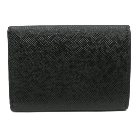 Prada Saffiano Leather Tri fold Wallet Black - Picture 2 of 10